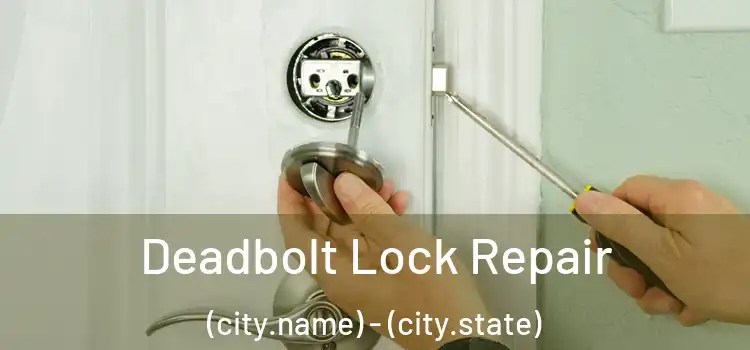  Deadbolt Lock Repair (city.name) - (city.state)